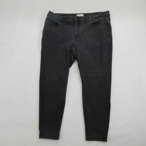 Lane Bryant Women Size 20 Jeans Flex Magic Waistband Mid Rise Skinny Black
